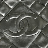 シャネル CHANEL マトラッセ フリンジ ショルダーバッグ ブラック ラムスキン レディース ショルダーバッグ