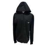 プラダ PRADA トライアングルロゴニット切替ジャケット UMG026 ブラック ウール メンズ その他アウター