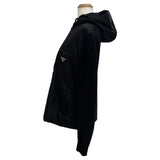 プラダ PRADA トライアングルロゴニット切替ジャケット UMG026 ブラック ウール メンズ その他アウター