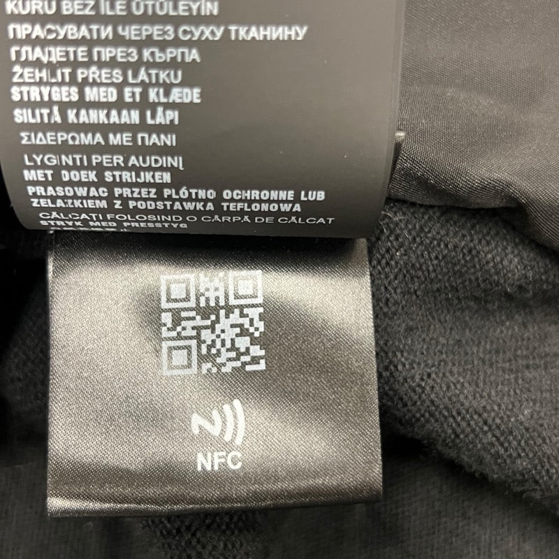 プラダ PRADA トライアングルロゴニット切替ジャケット UMG026 ブラック ウール メンズ その他アウター