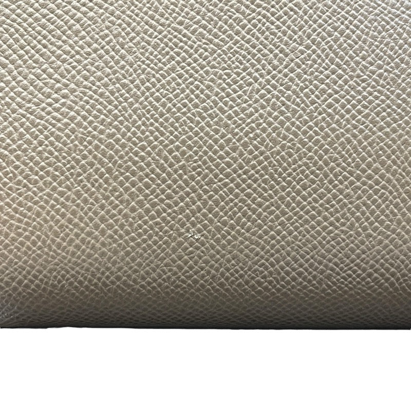 エルメス HERMES サックアデペッシュ21 K刻 グレー エプソン レディース ショルダーバッグ