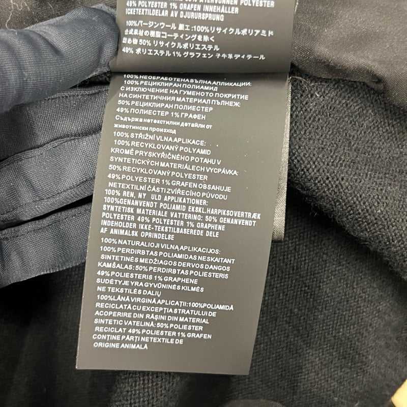 プラダ PRADA トライアングルロゴニット切替ジャケット UMG026 ブラック ウール メンズ その他アウター