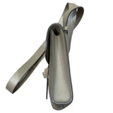 エルメス HERMES サックアデペッシュ21 K刻 グレー エプソン レディース ショルダーバッグ