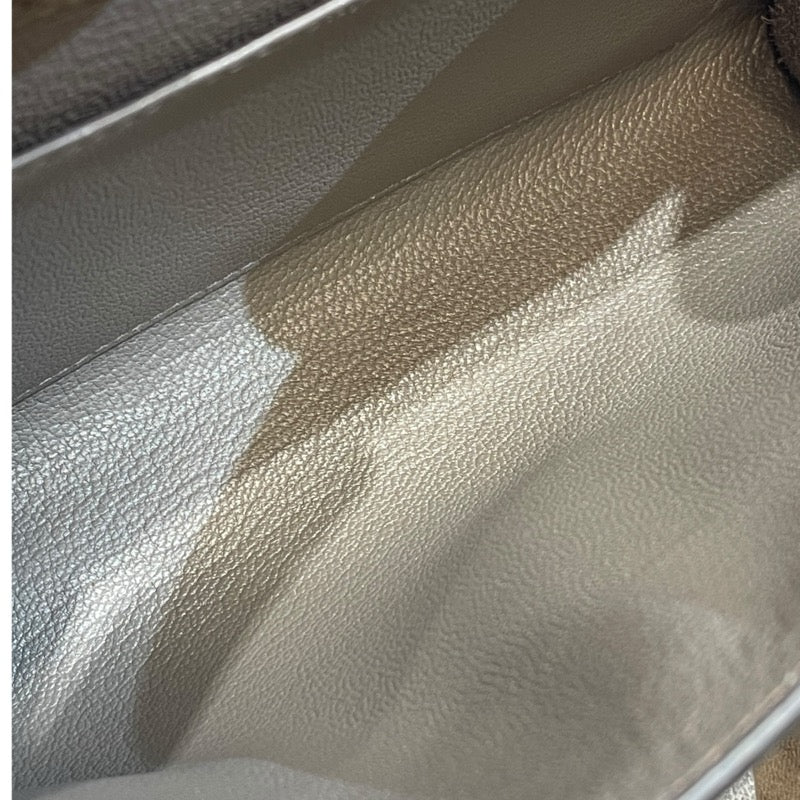 エルメス HERMES サックアデペッシュ21 K刻 グレー エプソン レディース ショルダーバッグ
