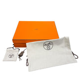 エルメス HERMES サックアデペッシュ21 K刻 グレー SV金具 エプソン レディース ショルダーバッグ