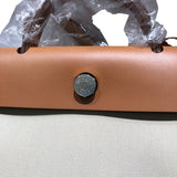 エルメス HERMES エールバッグ B刻 ナチュラル/シルバー金具 トワル/カーフ レディース ショルダーバッグ