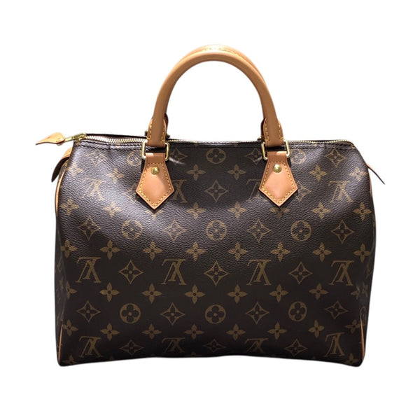 ルイ・ヴィトン LOUIS VUITTON スピーディー30 M41108 ブラウン モノグラムキャンバス レディース ハンドバッグ