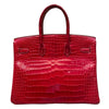 エルメス HERMES バーキン35 □O刻印 （2011年製） ブレイズ　シルバー金具 ポロサスリセ レディース ハンドバッグ