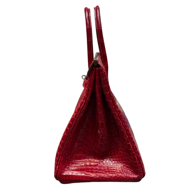 エルメス HERMES バーキン35 ブレイズ SV金具 ポロサスリセ レディース ハンドバッグ