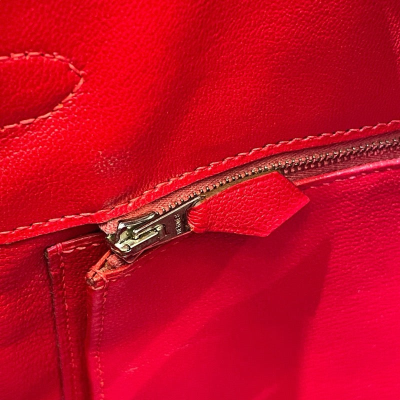 エルメス HERMES バーキン35 ブレイズ SV金具 ポロサスリセ レディース ハンドバッグ