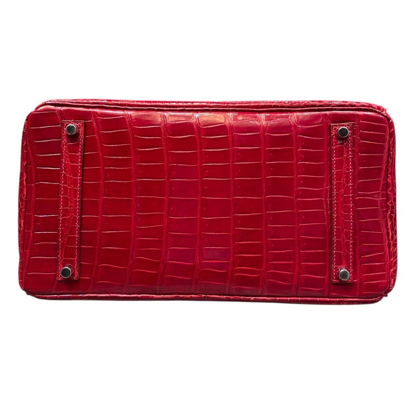 エルメス HERMES バーキン35 ブレイズ SV金具 ポロサスリセ レディース ハンドバッグ