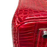 エルメス HERMES バーキン35 ブレイズ SV金具 ポロサスリセ レディース ハンドバッグ