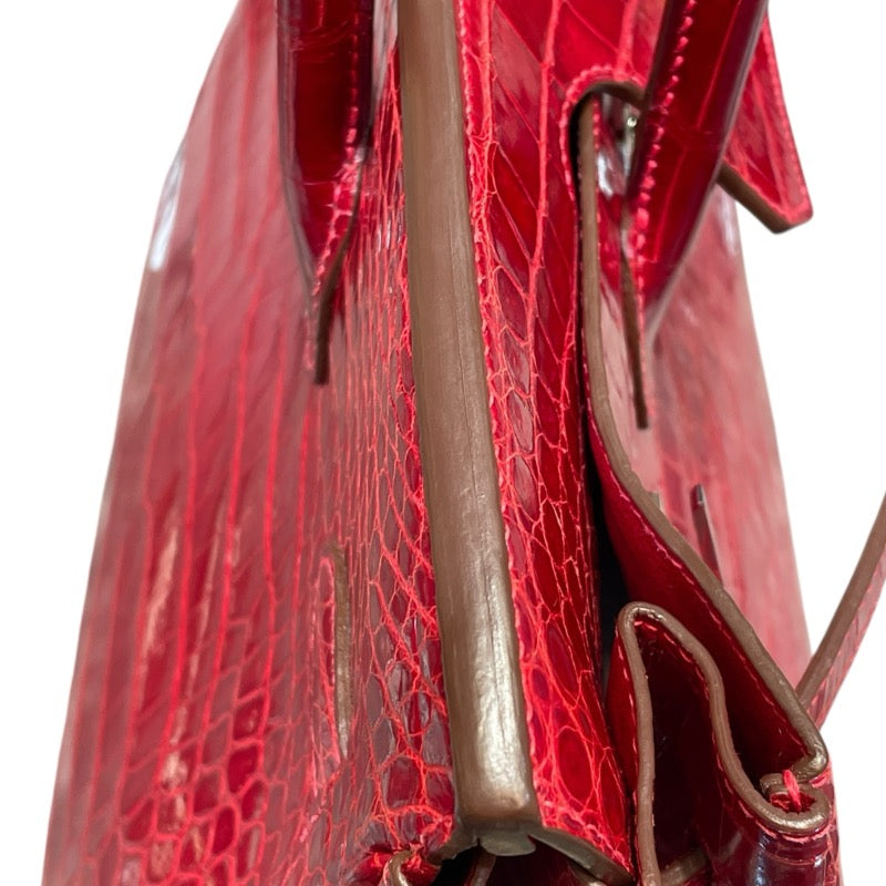 エルメス HERMES バーキン35 ブレイズ SV金具 ポロサスリセ レディース ハンドバッグ