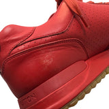 ルイ・ヴィトン LOUIS VUITTON SUPREME ランアウェイ レザースニーカー FD0157 レッド レザー メンズ スニーカー