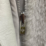 Loro Piana リバーシブルムートンコート FAF9081 クリーム レザー レディース その他アウター