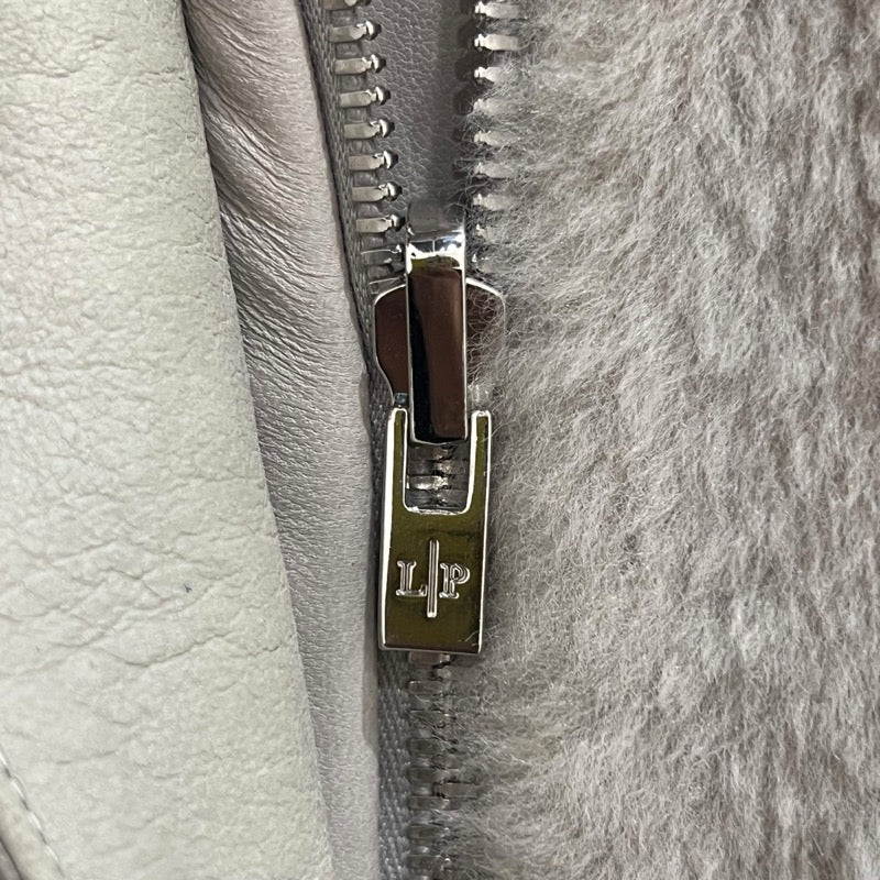 Loro Piana リバーシブルムートンコート FAF9081 クリーム レザー レディース その他アウター