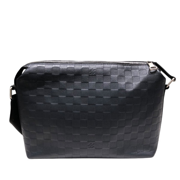 ルイ・ヴィトン LOUIS VUITTON ディスカバリー・メッセンジャーPM N42416 ネイビーSV金具 ダミエ・アンフィニ メンズ ショルダーバッグ