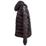 エトロ ETRO 花柄ダウンジャケット 1S288 マルチカラー ナイロン メンズ ダウンジャケット