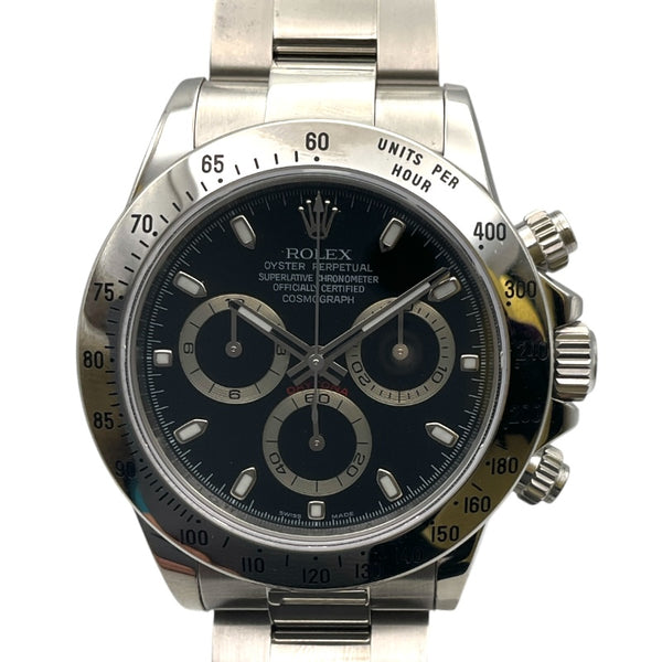 ロレックス ROLEX デイトナ 116520 ブラック ステンレススチール メンズ 腕時計