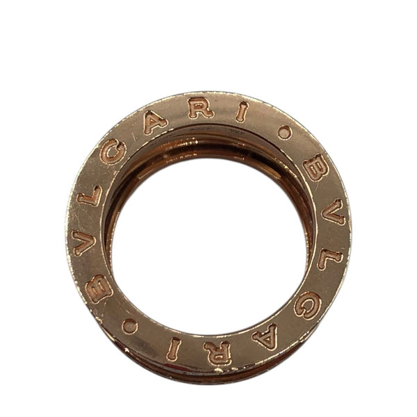 ブルガリ BVLGARI ビーゼロワンレジェンドダイヤリング K18ピンクゴールド K18PG ジュエリー