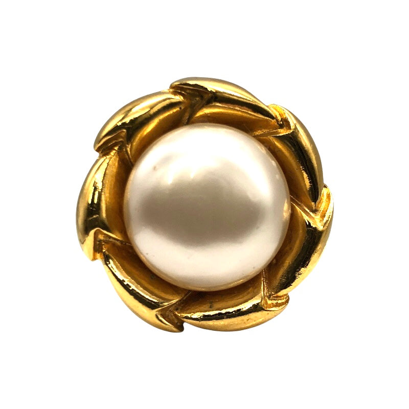 シャネル CHANEL パールイヤリング メタル/フェイクパール アクセサリー
