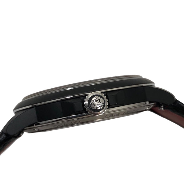 シャネル CHANEL ムッシュー ドゥ シャネル スーパーレッジェーラ H6823 ブラック セラミック セラミック/SS ナイロンカーフスキン 手巻き メンズ 腕時計