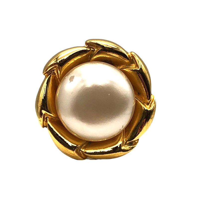シャネル CHANEL パールイヤリング メタル/フェイクパール アクセサリー