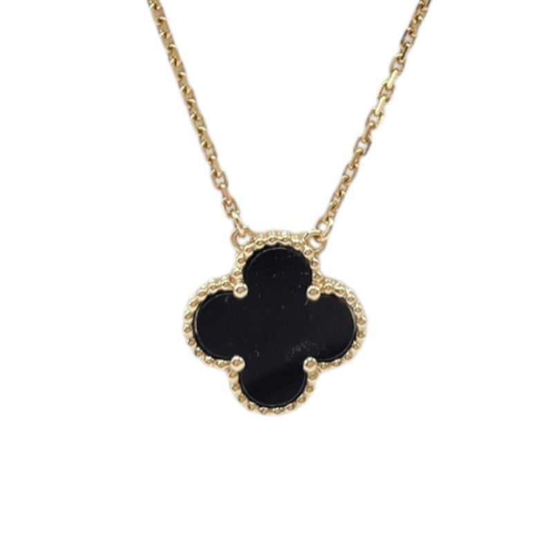 ヴァンクリーフ＆アーペル Van Cleef & Arpels ヴィンテージアルハンブラネックレス ゴールド Au750 ジュエリー