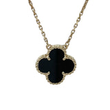 ヴァンクリーフ＆アーペル Van Cleef & Arpels ヴィンテージアルハンブラネックレス ゴールド Au750 ジュエリー