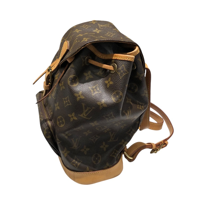 ルイ・ヴィトン LOUIS VUITTON モンスリMM M51136 ブラウン PVC ユニセックス リュック・デイパック