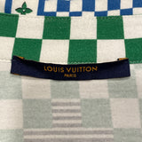 ルイ・ヴィトン LOUIS VUITTON プリーテッドスリムジャージー長袖シャツ HMY70W グリーン コットン メンズ 長袖シャツ