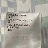 ルイ・ヴィトン LOUIS VUITTON プリーテッドスリムジャージー長袖シャツ HMY70W グリーン コットン メンズ 長袖シャツ