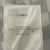 ルイ・ヴィトン LOUIS VUITTON プリーテッドスリムジャージー長袖シャツ HMY70W グリーン コットン メンズ 長袖シャツ