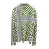 ルイ・ヴィトン LOUIS VUITTON プリーテッドスリムジャージー長袖シャツ HMY70W グリーン コットン メンズ 長袖シャツ