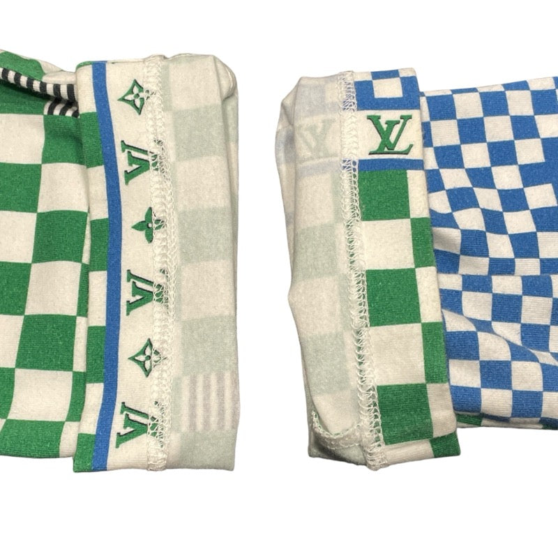 ルイ・ヴィトン LOUIS VUITTON プリーテッドスリムジャージー長袖シャツ HMY70W グリーン コットン メンズ 長袖シャツ