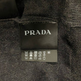 プラダ PRADA バージンウールニットカーディガン DNA959 グレー ウール メンズ カーディガン
