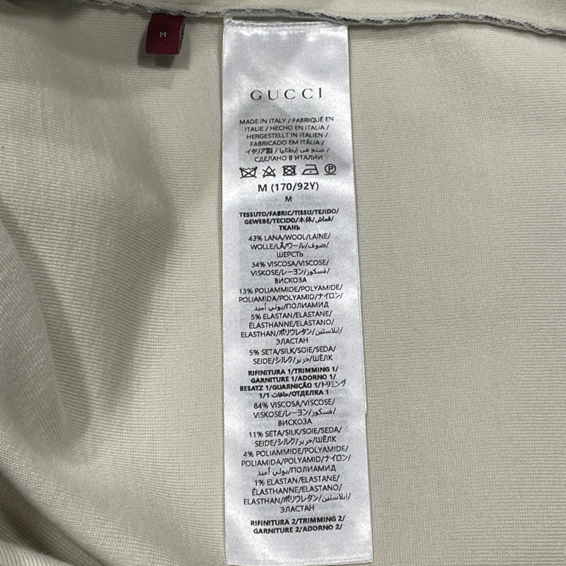 グッチ GUCCI エクストラファインニットフーデッドセーター 784030 グレー ウール メンズ パーカー