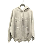 グッチ GUCCI エクストラファインニットフーデッドセーター 784030 グレー ウール メンズ パーカー