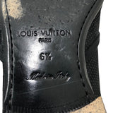 ルイ・ヴィトン LOUIS VUITTON LVロゴ 刺繍ダミエグラフィットローファー ブラック ダミエグラフィットキャンバス メンズ ローファー