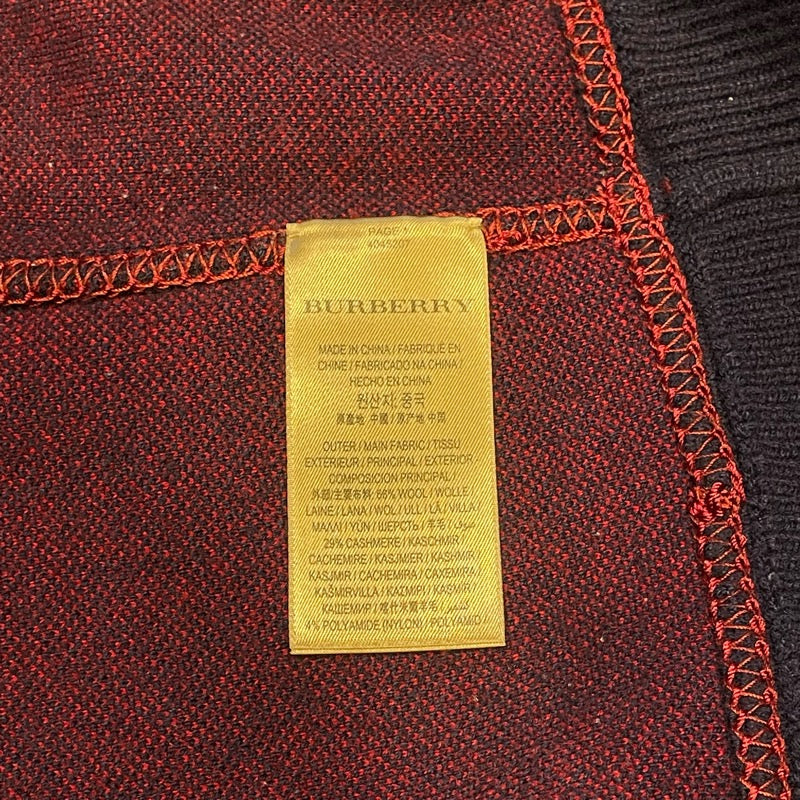 バーバリーロンドン BURBERRY LONDON フロントロゴニットセーター 4045207 ネイビー ウール メンズ セーター