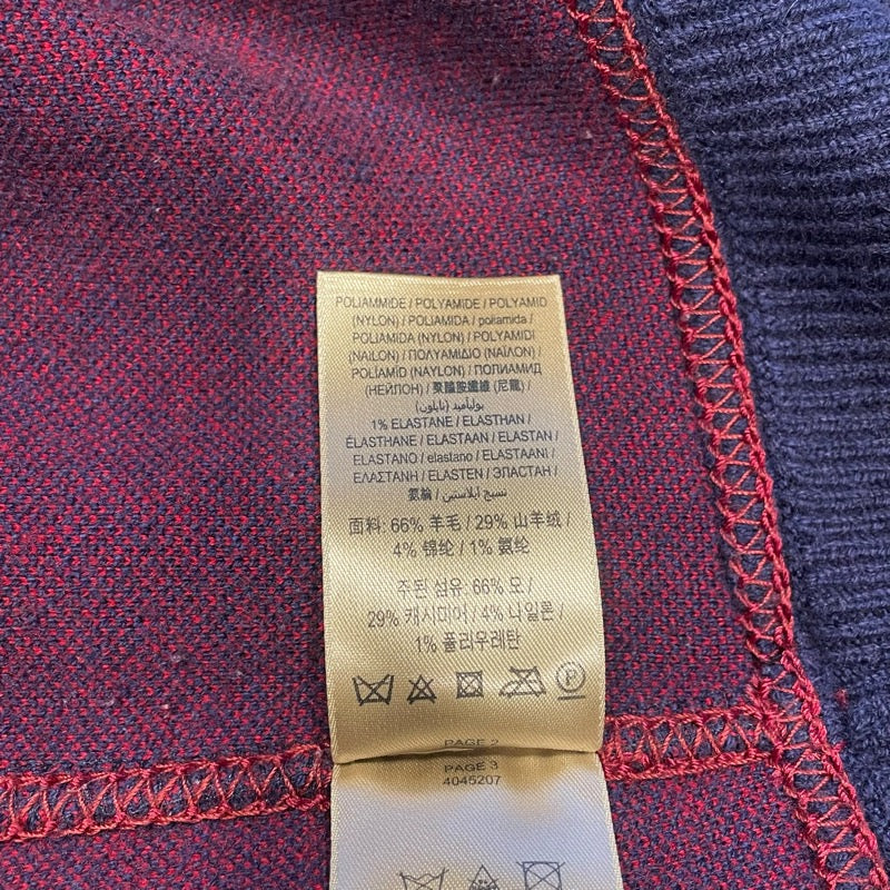 バーバリーロンドン BURBERRY LONDON フロントロゴニットセーター 4045207 ネイビー ウール メンズ セーター