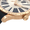 ロジェ・デュブイ ROGER DUBUIS エクスカリバー42 DBEX0351 ホワイト K18PG/革ベルト 自動巻き メンズ 腕時計
