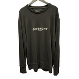 ジバンシィ GIVENCHY ロゴプリントスウェットシャツ BMJOCB3Y6V ブラック コットン メンズ スウェット