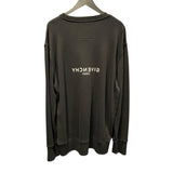 ジバンシィ GIVENCHY ロゴプリントスウェットシャツ BMJOCB3Y6V ブラック コットン メンズ スウェット