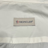 モンクレール MONCLER ロゴワッペン長袖シャツ ホワイト コットン メンズ 長袖シャツ