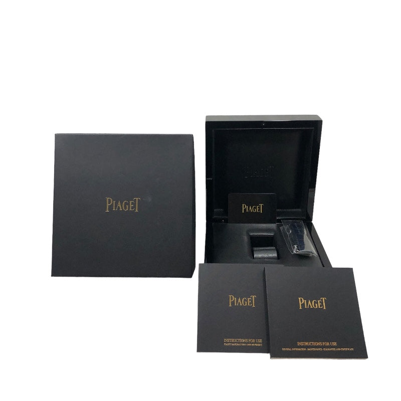 ピアジェ PIAGET ポロスケルトン 30A45004 ブルー SS 自動巻き メンズ 腕時計