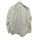 モンクレール MONCLER ロゴワッペン長袖シャツ ホワイト コットン メンズ 長袖シャツ