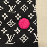 ルイ・ヴィトン LOUIS VUITTON モノグラム総柄ノースリーブワンピース FNKD05 ブラック シルク レディース ワンピース