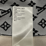 ルイ・ヴィトン LOUIS VUITTON モノグラム総柄ノースリーブワンピース FNKD05 ブラック シルク レディース ワンピース