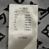 ルイ・ヴィトン LOUIS VUITTON モノグラム総柄ノースリーブワンピース FNKD05 ブラック シルク レディース ワンピース